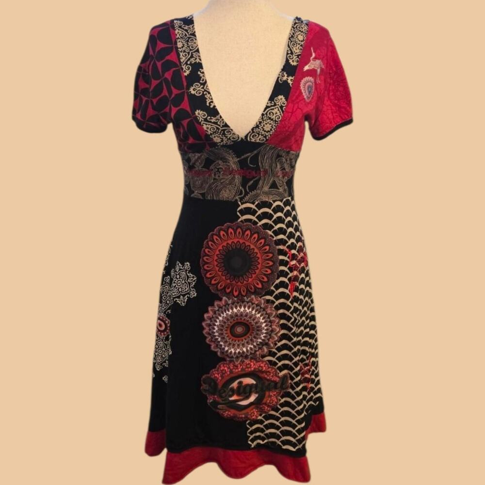 Vintage desigual patchwork dress